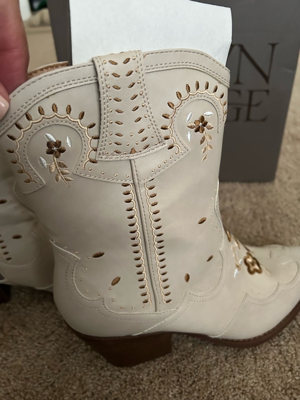 NWT CROWN VINTAGE floral cowboy boots 👢!! - Picture 5 of 16